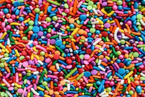 easter cake sprinkles